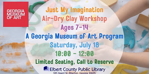 Air Dry Clay Workshop with The Georgia Museum of Art