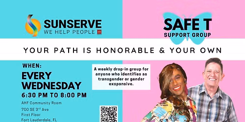 SAFE T - Transgender Support Group (Weekly)