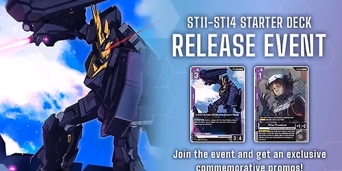 Gundam CG - ST-11 ~ ST-14 Release Event