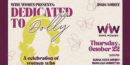 WINE WOMEN Presents: 3rd Annual Soir\u00e9e | Dedicated to Dolly
