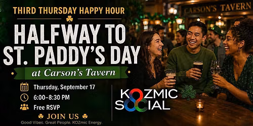 Third Thursday Happy Hour - Halfway to St Paddy's Day Edition