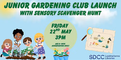 Junior Gardening Club Launch with Sensory Scavenger Hunt