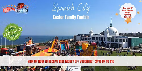 Spanish City Easter Funfair, Whitley Bay, Easter Sunday 2026