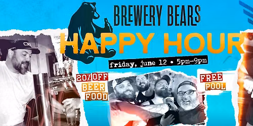 Brewery Bears Happy Hour