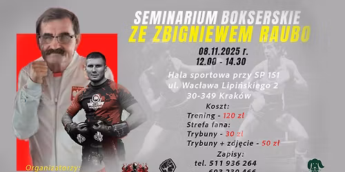 Seminarium Bokserskie ze Zbigniewem Raubo w Krakowie