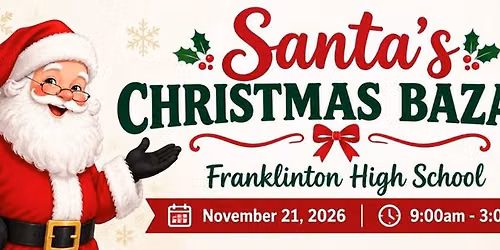 12th annual Santa's Christmas Bazaar