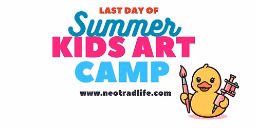 Last Day of Summer Kids Art Camp