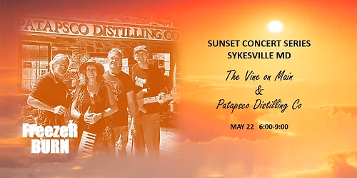 Freezer Burn at Sykesville Sunset Concert Series