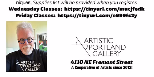 September Watercolor Classes at the Gallery