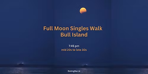 Full Moon Singles Walk - the Bull Island - late 20s to late 30s