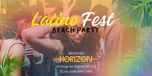 Latino Fest Summer Terrace Party (Brighton) July 2026