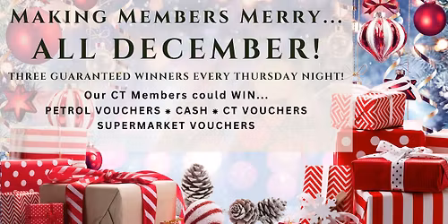 Making Members Merry - ALL DECEMBER!