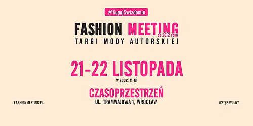 Fashion Meeting ANDRZEJKI \u2728 \/ \ud83d\udc57 Autorska Moda + plebiscyt Marka Roku \ud83c\udf81 prezenty \ud83d\udd2e wr\u00f3\u017cby!