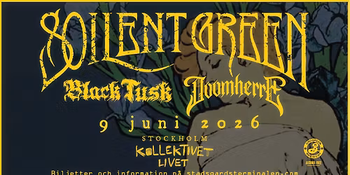 Soilent Green + Black Tusk + Doomherre | Live p\u00e5 Kollektivet Livet