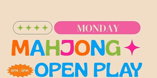 Monday Mahjong Open Play