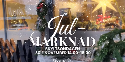St\u00e4mningsfull Julmarknad p\u00e5 The Work Shop Forshaga
