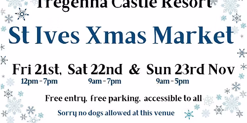 St Ives Xmas Market 2025 at Tregenna Castle