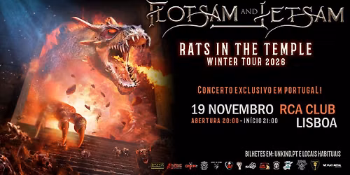 Flotsam and Jetsam - LISBOA | RCA Club