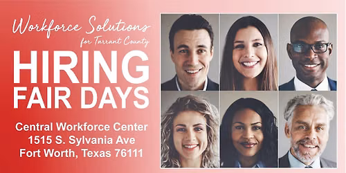 Central Workforce Center Hiring Fair Days Event