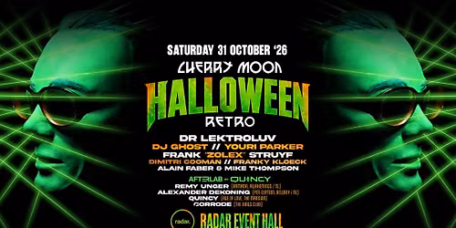 Cherry Moon Halloween Retro