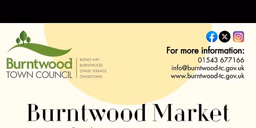 Burntwood Market 12th October 