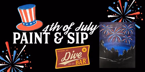 4th of July Paint & Sip - Dive Bar Hickory