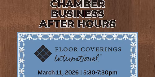 Chamber Business After Hours at Floor Coverings International