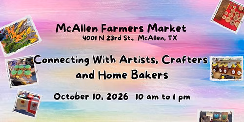 Connecting With Artist, Crafters, and Home Bakers
