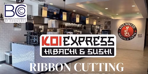KOI Express Ribbon Cutting Celebration