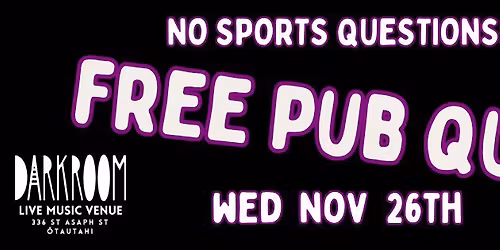 Free Pub Quiz - November