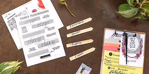 Modern Calligraphy for Beginners at Mahoney's Garden Center