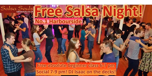 \ud83d\udc83\ud83d\udd7a Free Salsa Class & Social with DJ Isaac - Salsa Souls! \ud83d\udc83\ud83d\udd7a