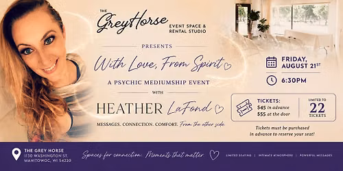 Psychic Mediumship Event with Heather LaFond