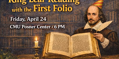 King Lear Reading with the First Folio