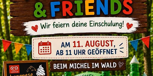 KIDS Special \ud83d\udcda Einschulungsfeier im Waldbiergarten beim Michel \ud83c\udf66\ud83c\udf33 #sommerspecial