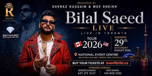 Bilal Saeed Live In Toronto