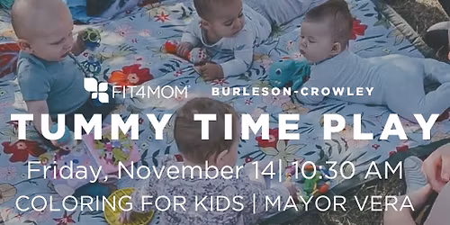 Tummy Time Play + Coloring for Kids