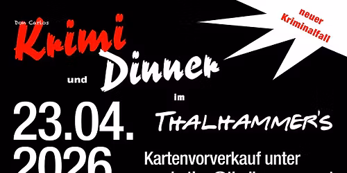Krimi und Dinner Don Carlos 2026