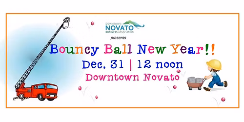 Bouncy Ball New Year Novato