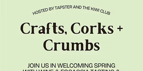 Crafts, Corks, and Crumbs