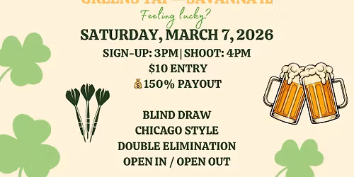 St. Paddy\u2019s Dart Tournament \u2618\ufe0f \ud83c\udfaf \ud83c\udf7b