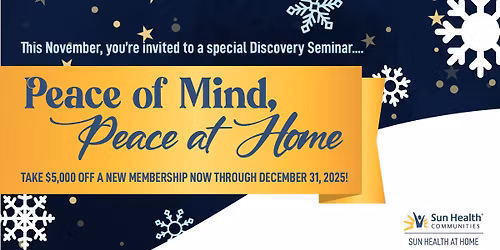 Peace of Mind, Peace at Home