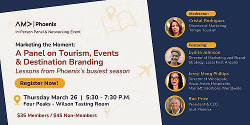 Marketing the Moment: A Panel on Tourism, Events & Destination Branding