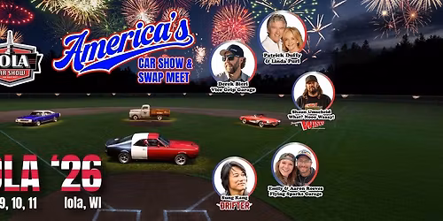 Iola Car Show & Swap Meet 2026 - America's Car Show & Swap Meet!