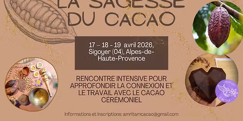 La Sagesse du Cacao - retreat de 3j