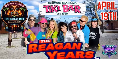 The Reagan Years Opening Weekend Tiki Bar Solomons Island