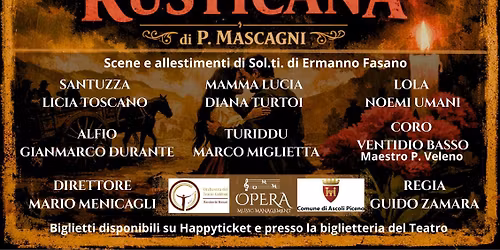 Cavalleria Rusticana Opera in atto unico di P. Mascagni