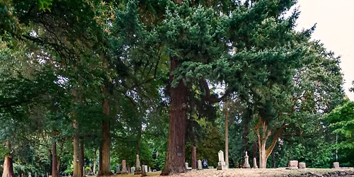 Cemetery tending at Lone Fir