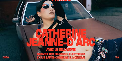 Lancement d'album Catherine Jeanne-D'Arc + Le Belladone