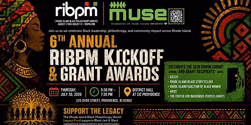 6th Annual Rhode Island Black Philanthropy Month #RIBPM Kick Off!